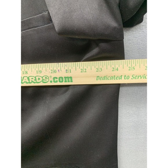 Bachrach Sports Coat Mens Size XL Black 100% Silk Three Button Notch Unvented - Picture 11 of 16
